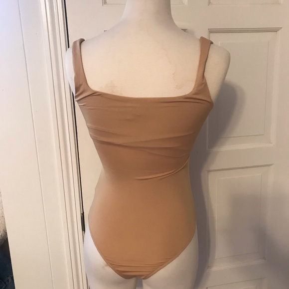 Nude Button Bodysuit - Picture 4 of 5